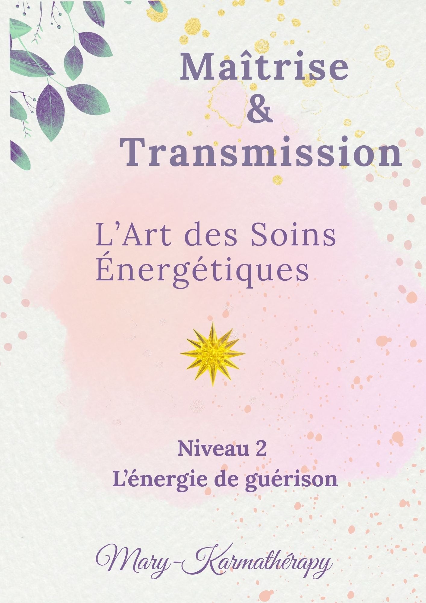 Formation Art des Soins Énergétiques — Niveau 2 — Maîtrise & Transmission